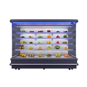 Open Front Display Beverage Multideck Open Chiller Air Cooling 2000L
