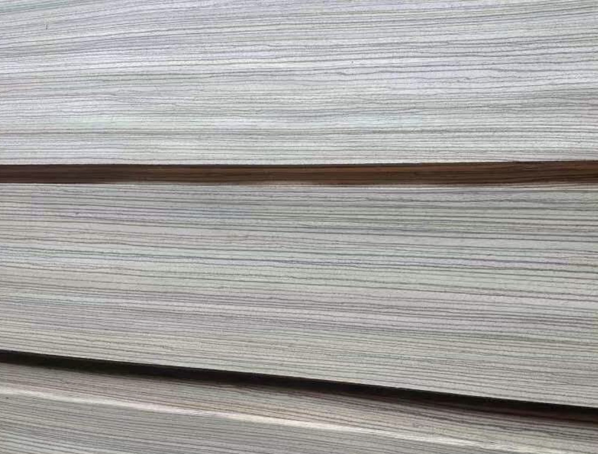 Zebrano Natural Wood Veneer The Ultimate Building Material for Furniture