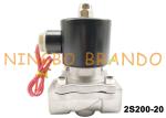 AC220V 3/4 Inch Normal Close 2/2 Way Uflow Stainless Steel Body Solenoid Valve