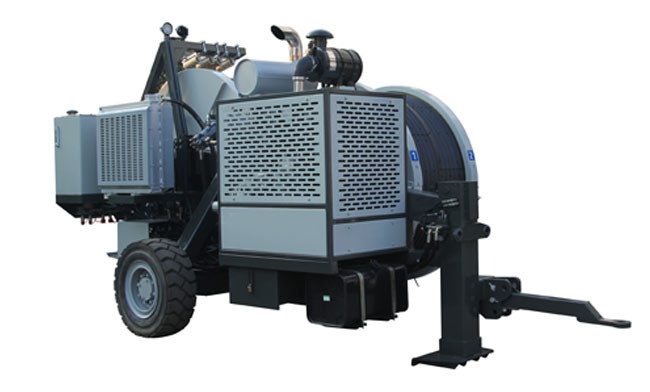 Twin Conductors Tension Stringing Equipment Hydraulic Tensioner Total 6230kg 2×5 Slot