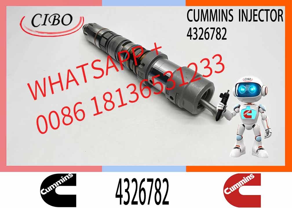 High Quality Diesel Common Rail Fuel Injector 4326782 for QSK60 Diesel Engine