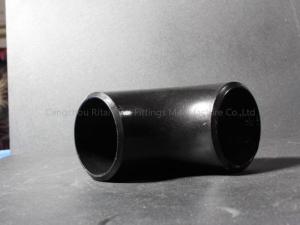 China SMLS Schedule 80 Black Pipe Fittings A53 GR.B Sch40 High Pressure LR 45 Degree Elbow factory
