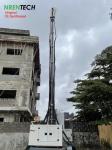 15m pneumatic telescoping antenna mast and towers-300kg payloads- lockable mast