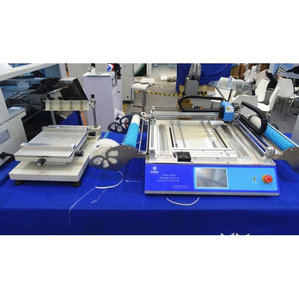 China High accuracy SMT Stencil printer 3040 + CHMT48VB smt pick and place machine factory