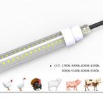 Farm Chicken LED Tube Lighting IP65 Waterproof LED Grow Light Milky Cover