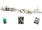 PMMA PC GPPS ABS Plastic Plate Sheet Extrusion Line