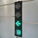 200MM 4-Aspect RYG Left Arrow With Countdown Timer Road Traffic Light