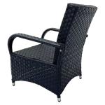 Modern Outdoor Furniture AJUNION 2 Seater Wicker Rattan Chat Furniture Resistant