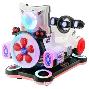 China Metal Acrylic Airplane Electric Coin Operated Kiddie Ride For Amusement Park factory