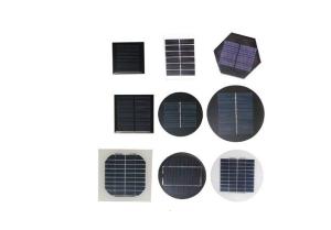 China 1w 2w Round Solar Panel Monocrystalline Polycrystalline Solar Cells factory