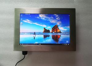 China Smooth Round Stainless Steel Panel PC 12 Inch Industrial Widescreen WIFI Support factory