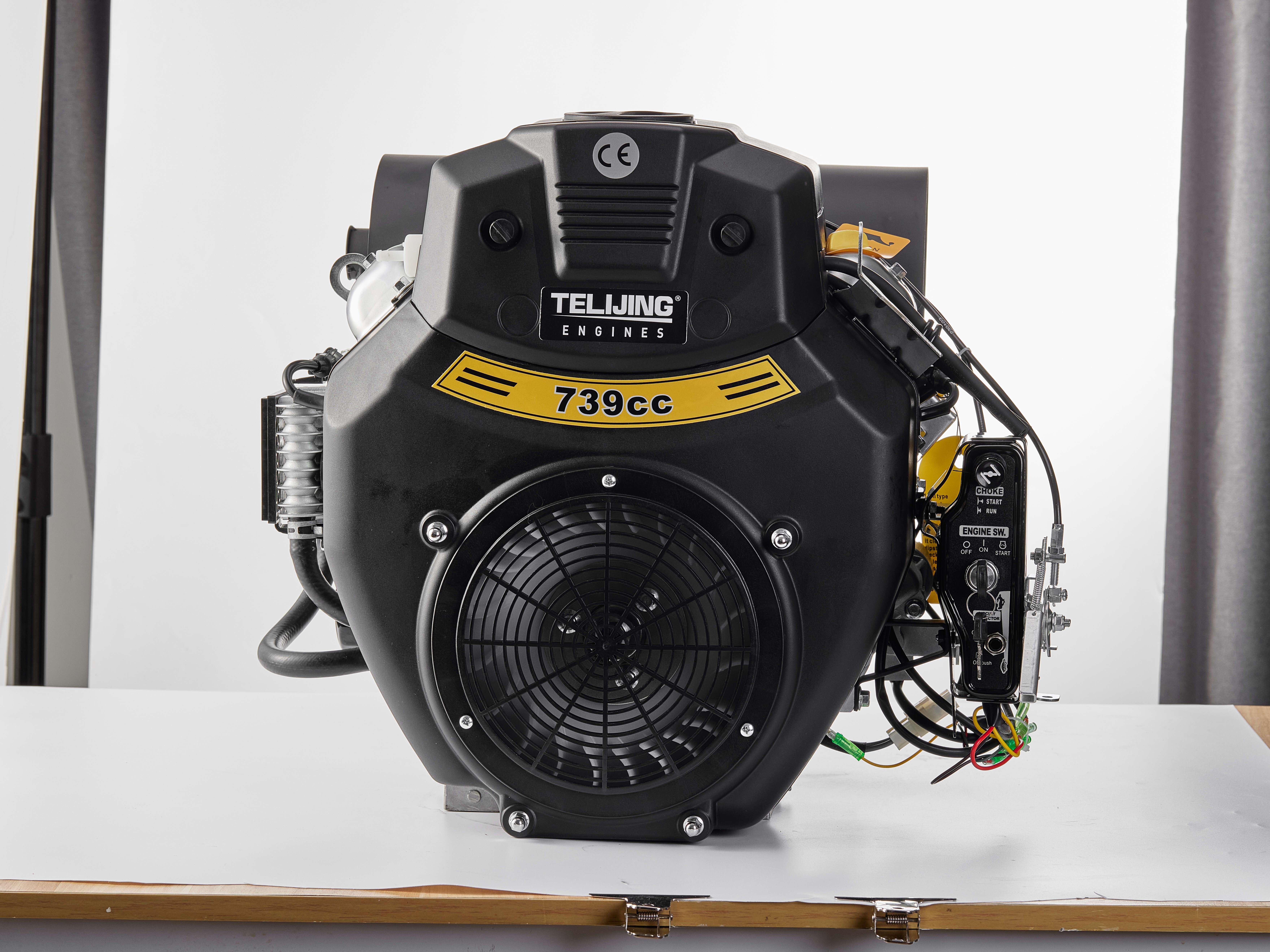 Portable Jet TJ740 Rato 744cc 2 Cylinder Gasoline Engine with Forced Cooling and Design