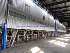 China 110m / Min Kraft Paper Corrugated Mounted Roll Making Machine 2500mm factory