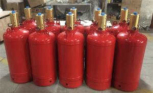 China Automatic Fire Suppression System FM 200 Cylinders In UPS Room factory