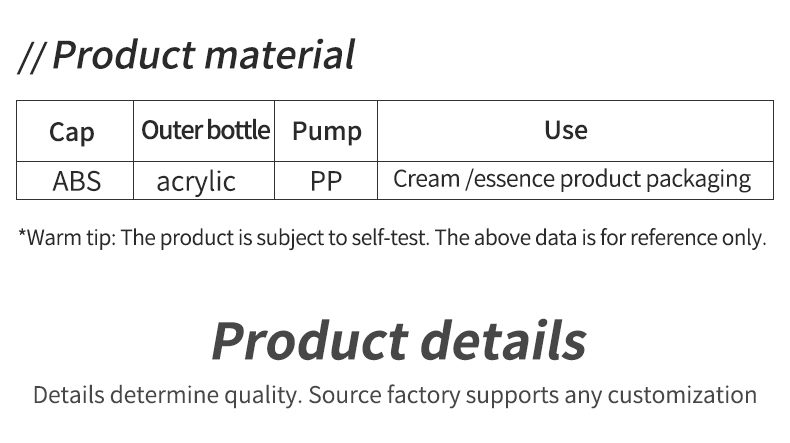 Cosmetic Acrylic Bottles 30ml 50ml 100ml 120ml Luxury Empty Perfume Bottles With Wood Cover