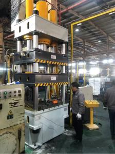 China 400 ton Hydraulic press Machine for making dish 608 mm diameter 5 mm thickness factory