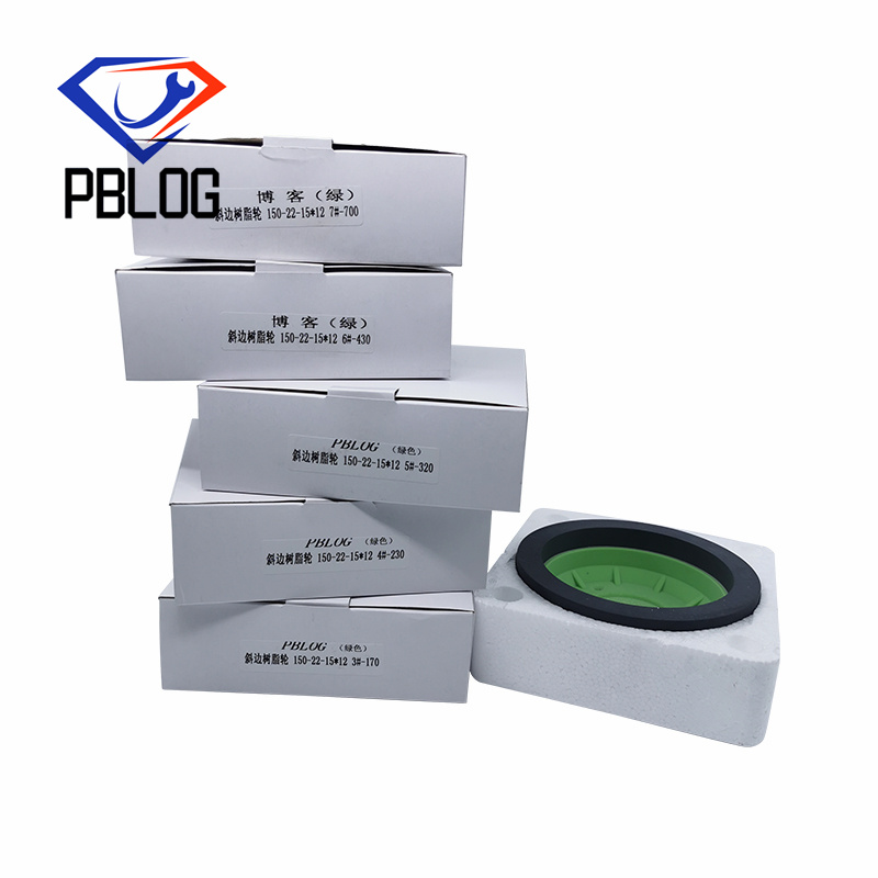 Glass edging tools bevelling machine Green Bowl-shaped resin grinding wheel