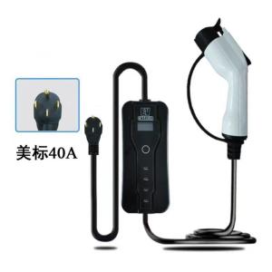 China Versatile Ev Home Chargers HD-AMB108 3*6mm Sup2 0.75mm Sup2 7.4KW NEMA 14-50P factory