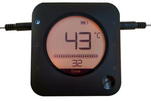China Large Display Bluetooth 5.0 Wireless Bbq Meat Thermometer 6 Channel Probes factory