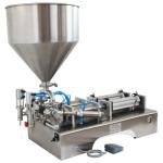 Semi Automatic pneumatic piston chili sauce honey paste shampoo cream detergent