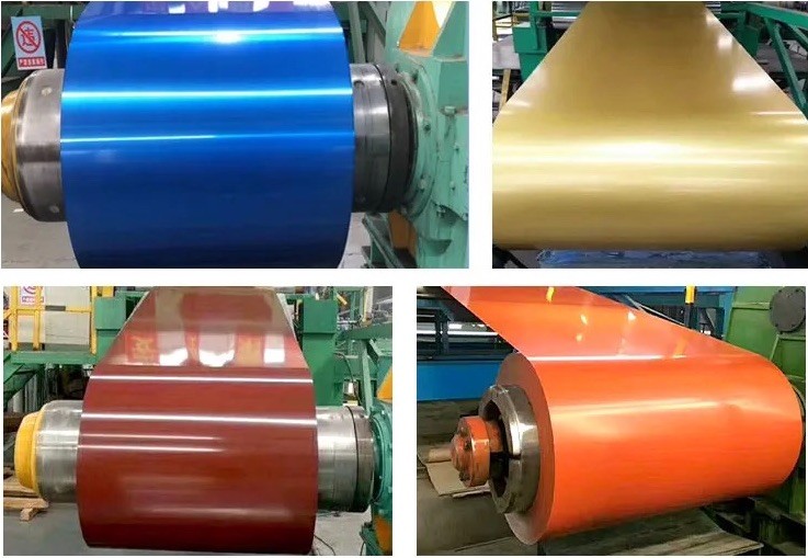 Durable SGCC Gi Steel Coil Long Lasting 600mm SMP Colour Coated Coil For Building