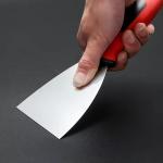 Soft Grip Flex Stainless Steel Putty Knife Premium Stainless Steel Paint Scraper