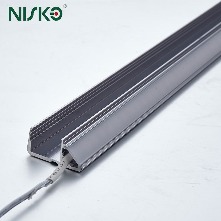 China Recessed Led Linear LightAluminium Extrusion Profiles Ceiling Pendant Embed Mounted Square Strip on sale