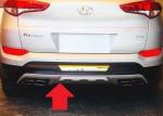 Plastic Rear Car Bumper Guard And Front Guard Fit HYUNDAI All New Tucson 2015