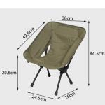 Outdoor Foldable Moon Chair Simple Ultralight Beach Art Sketching Camping