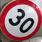 Speed Limit Sign Custom Traffic Speed Sign On Road Speed Control Sign