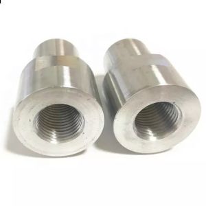Custom High Precision CNC Milled Turned Pipe Fitting Part Stainless Steel