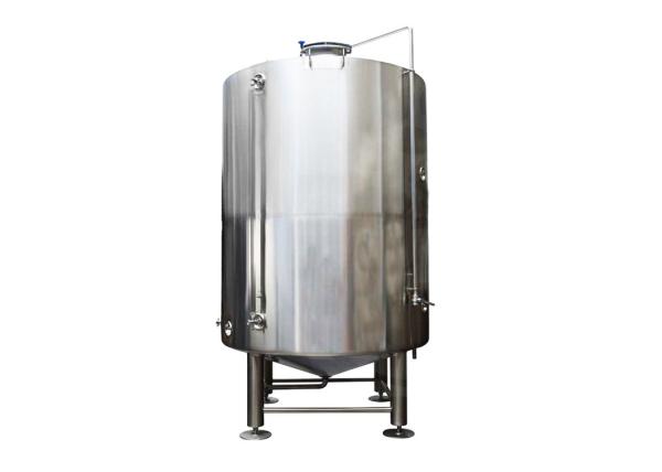 304 SS Cold Liquor Tank 10BBL Capacity Semi Automatic Control / Dimple Plate