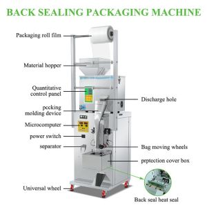 Vertical Multi Function Pack Sachet Filling Packing Machine For Granules High