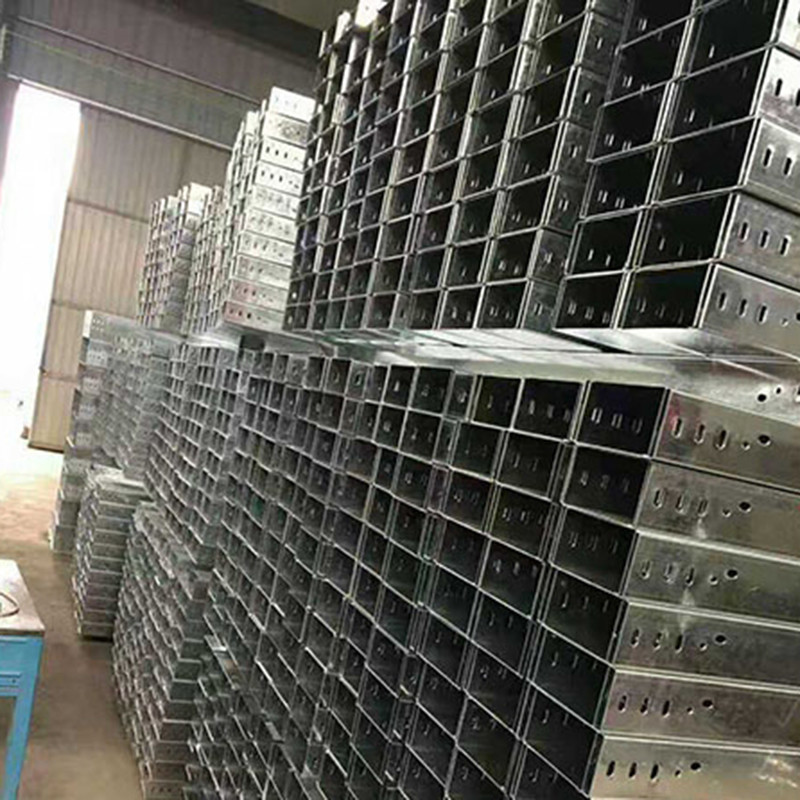 Silver Steel Cable Tray For Wall Mounted Or Ceiling Mounted Silver Installation Method Business Type Manufacture