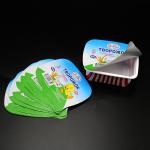 PE LDPE Yogurt Foil Lid 3.6in To 4.7in OEM Printed Logo Foil Heat Seal Lids