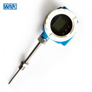 China Flange Mounted Smart Temperature Transmitter with PT100 Sensor and Thermowell factory