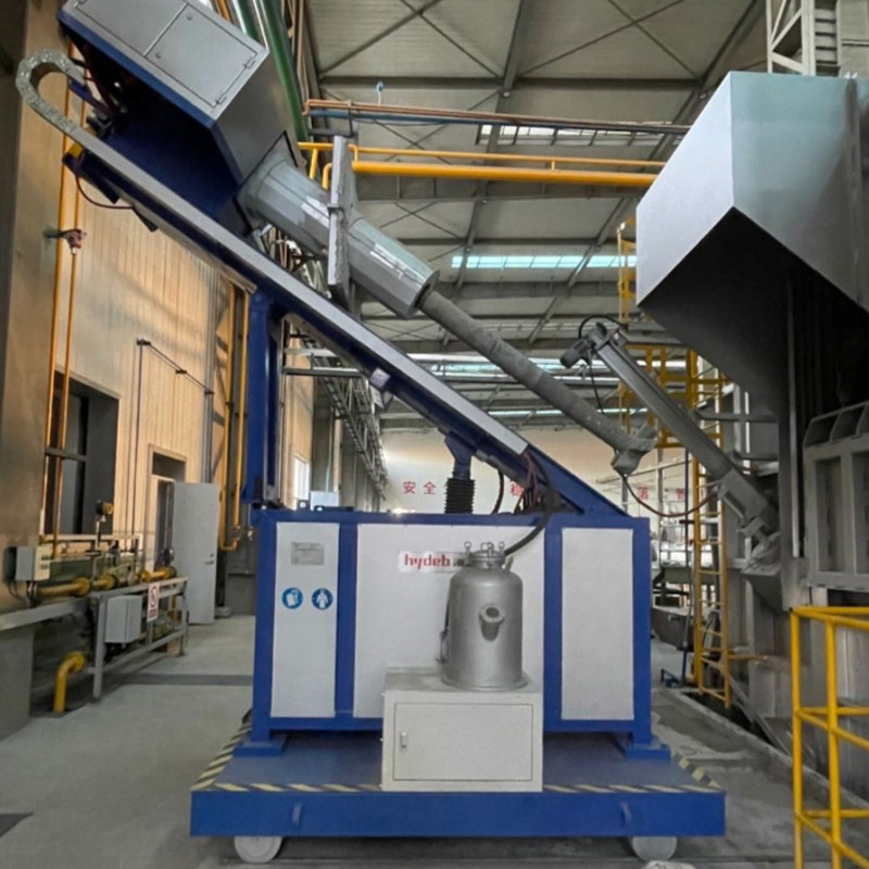 Side Wall Type Flux Injection Machine Refining Gas 0.4～0.6MPa Pressure