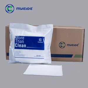 China Polyester Cleanroom Wipers 9x9 Lint Free Class 100 OEM Service factory