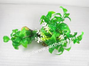 China Simulation grasses,aquarium sight, no- influence plastics grasses,green Y909 factory
