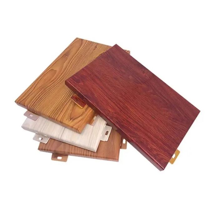 A1100 Or A3003 High Quality Aluminum Sheets With 3D Or 4D Imitated Wooden Grains And Colors For Interior Decoration 1