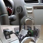 AUX Bluetooth 3.5mm Audio Output Receiver Car Kit Handsfree calling
