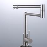 SENTO round style kitchen sink faucet with stainless steel WATERMARK kitchen