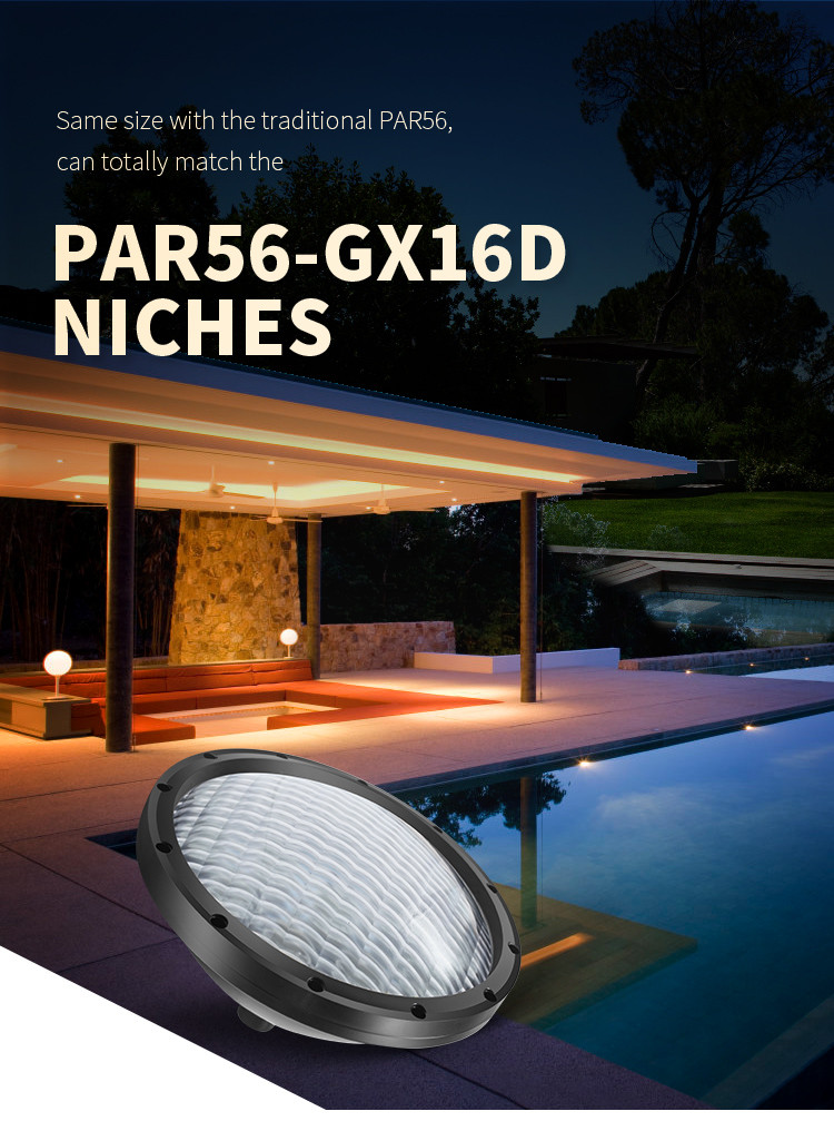 Under Water Waterproof Swimming Pool Light Low Voltage Ground GX16D Base IP68