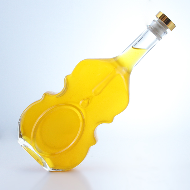 Decal Surface Handling Glass Bottle for Wine and Beverages 350ml 500ml 750ml Capacity