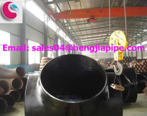China astm a234 gr.wpb tee fittings factory