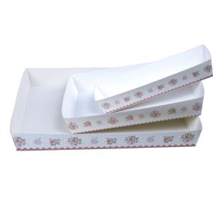 China Oven Safe Long Rectangle Paper Cake Baking Pans High Temperature Resistant Loaf Pans Paper factory