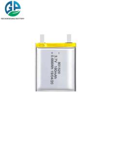 China Rechargeable Li Ion Polymer Battery 3.7V 450mah 801520 1S 2S 3S KC Approved factory