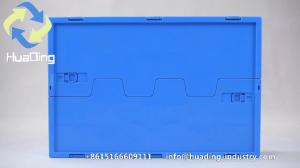 China 70L Heavy Duty Solid Moving Plastic Wholesale stacking Boxes factory