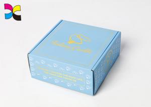 China Corrugated Custom Packaging Boxes Thickness Shoe Golden Hot Stamping Surface factory