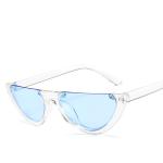 Half Moon Frame Half Round Sunglasses Vintage Retro Clout Goggles
